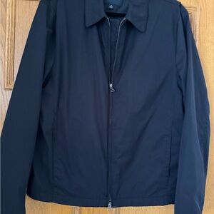 Banana Republic Men's Black Lightweight Zip Jacket